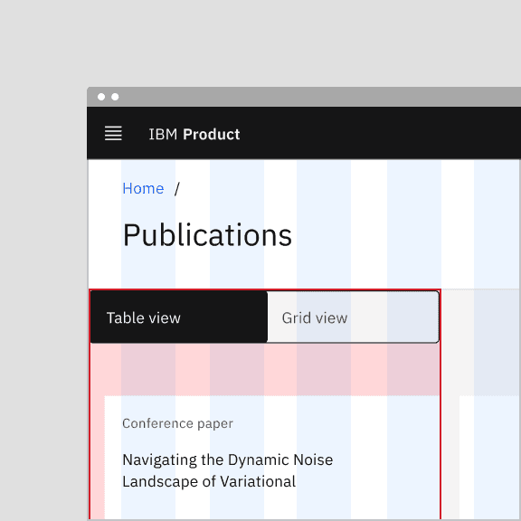 Do not flush align the switcher to the edges of containers