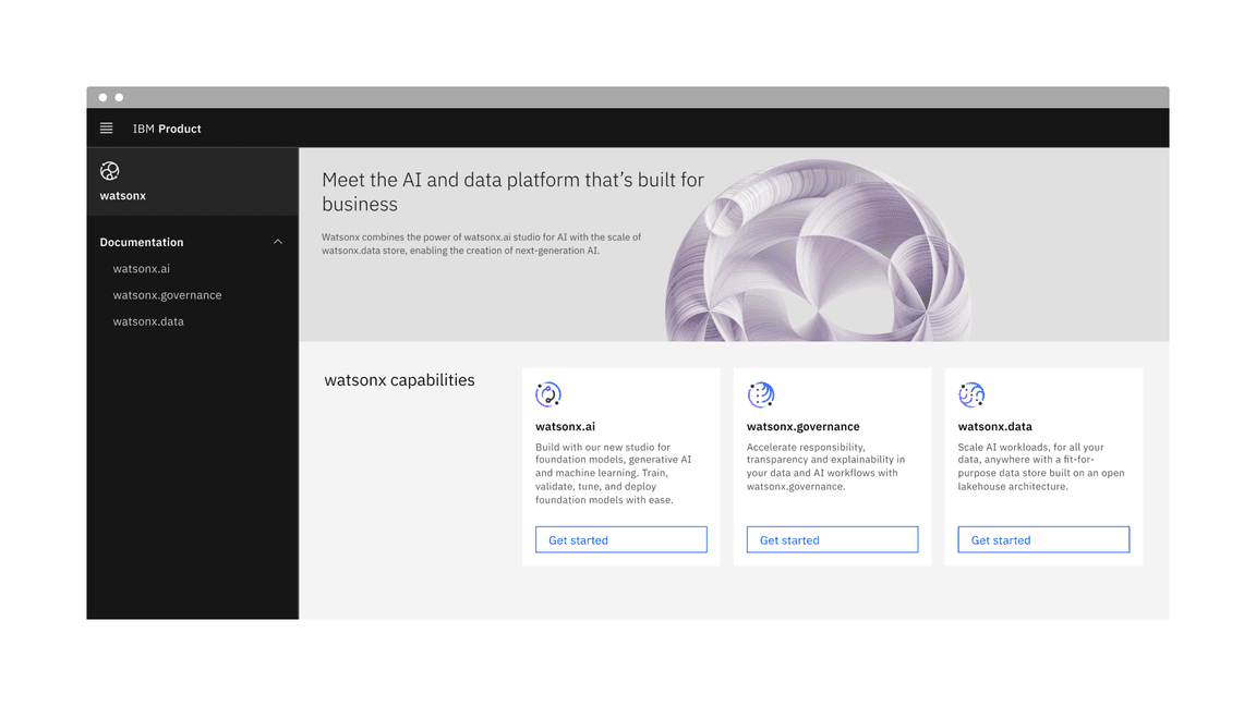 Tertiary button in the context of a product UI.